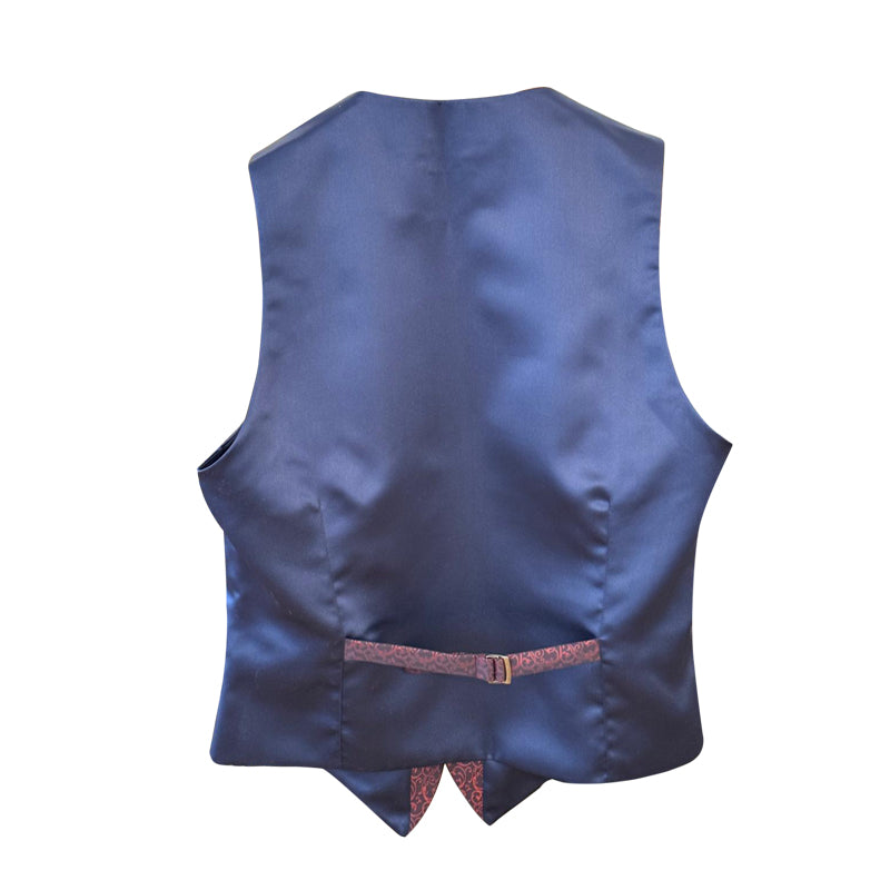 Gilet Mug Jacquard Arabesque Bordeaux