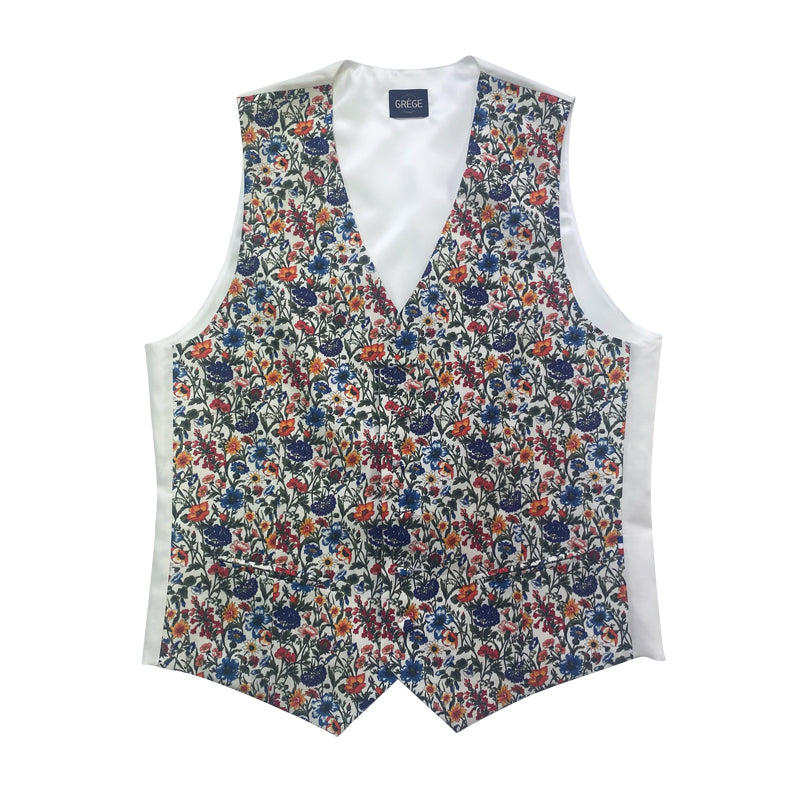 Gilet Mug Liberty à fleurs multicolores