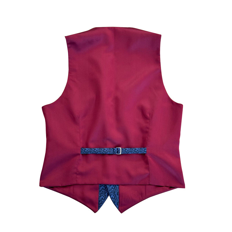 Gilet Mug Jacquard Arabesque Bleue