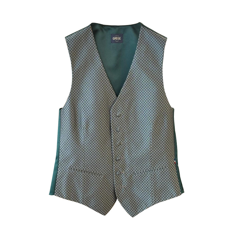 Gilet Mug Jacquard Vert Bouteille