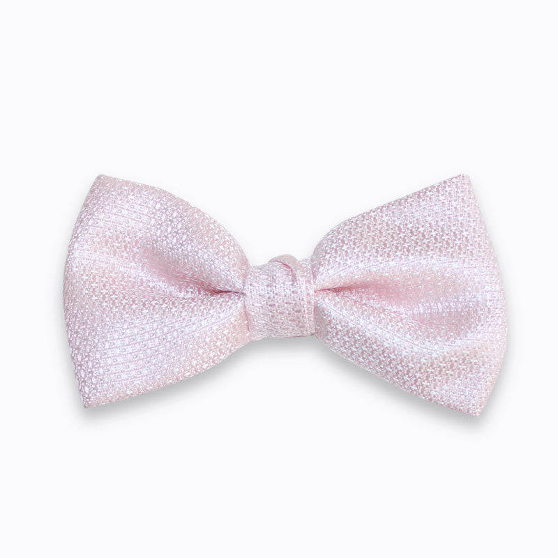 Noeud Papillon Velours Rose Poussiéreux + Bretelles Gris Clair - Fait Main En Australie - Clip-on