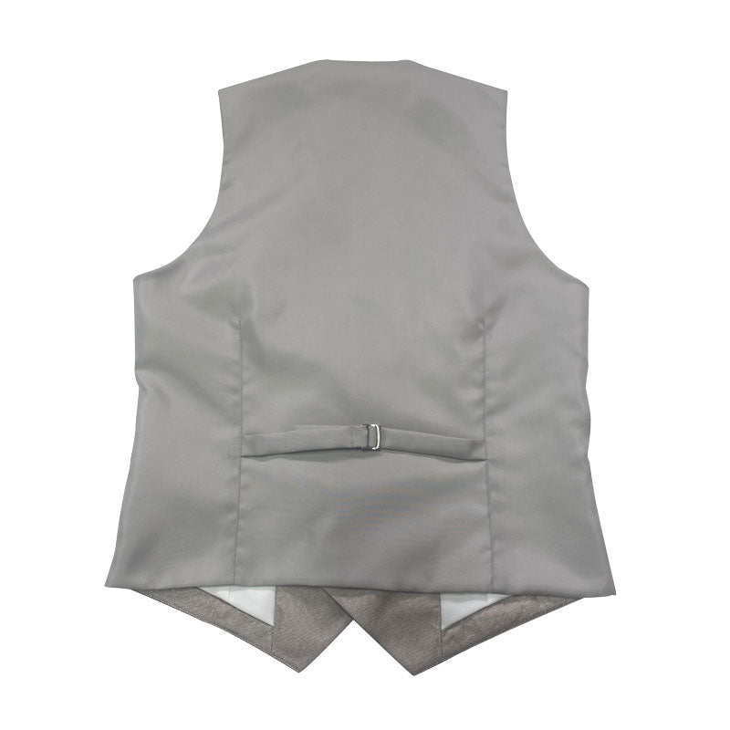 Gilet Blazer en soie beige à motif