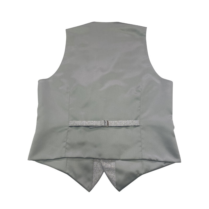 Gilet Mug Jacquard Gris, dos gris