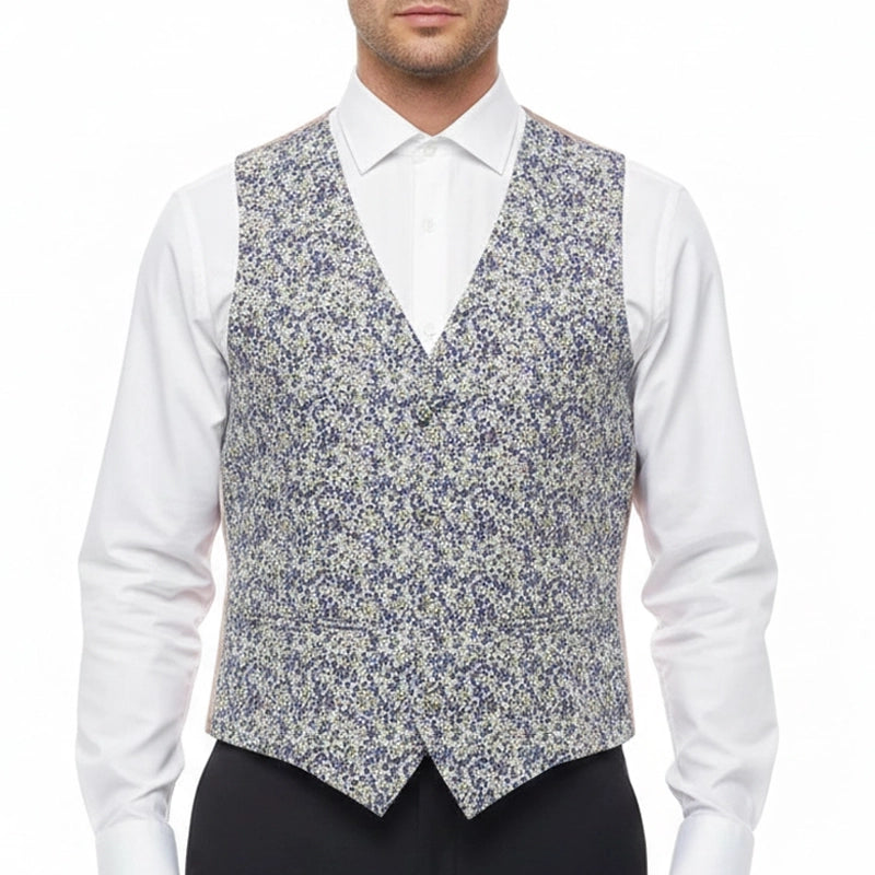 Gilet Mug Liberty Fleuri, dos rose