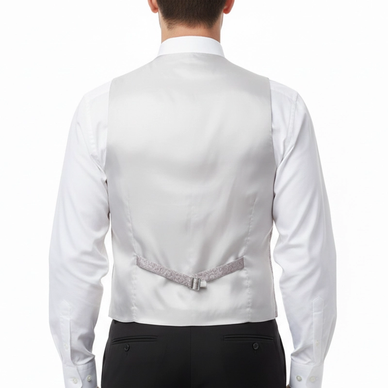 Gilet Mug Jacquard Façonné Rose