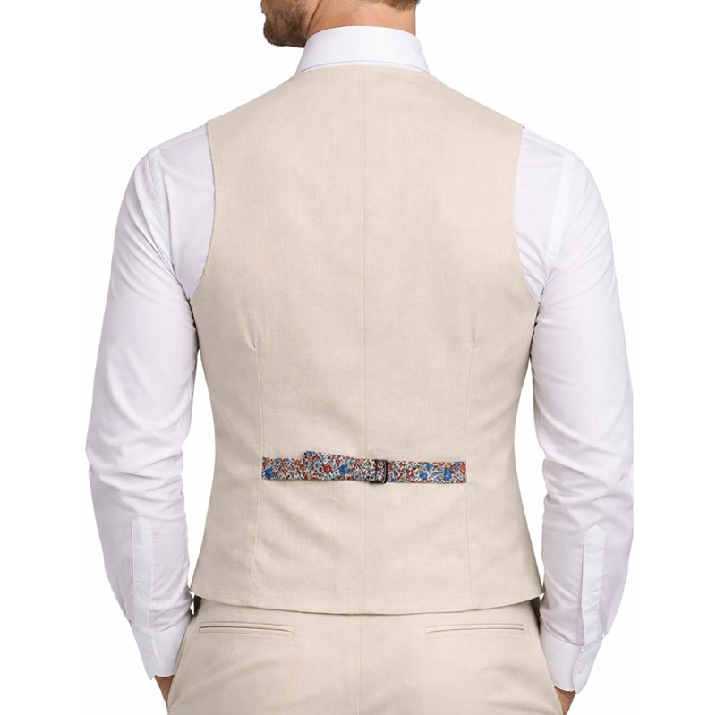 Gilet Col Revers écru