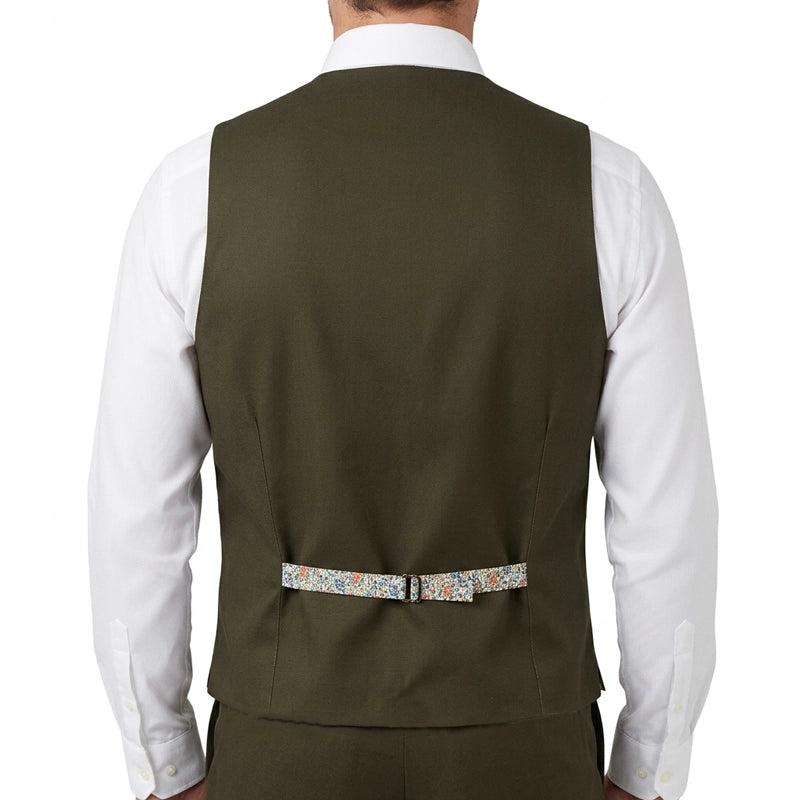 Gilet Mug en coton stretch kaki