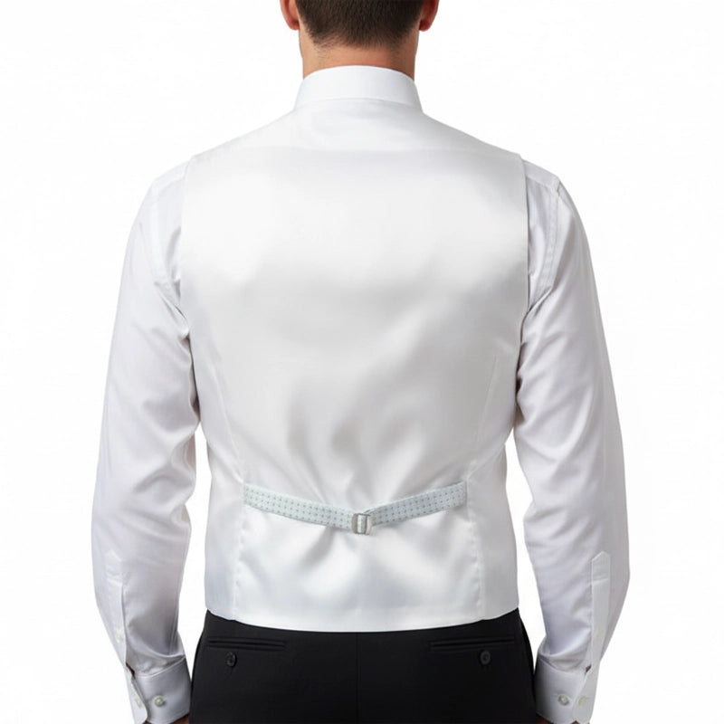 Gilet Mug Jacquard Géométrique Vert d'Eau