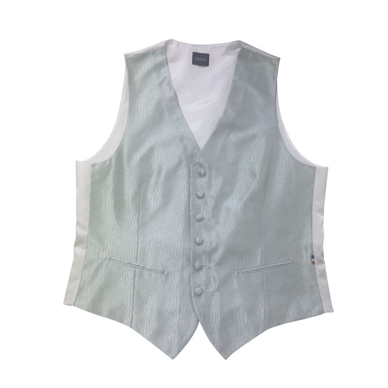 Gilet Mug Jacquard Façonné Vert