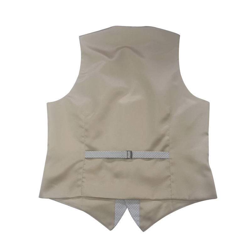 Gilet Mug Jacquard Beige, intérieur beige