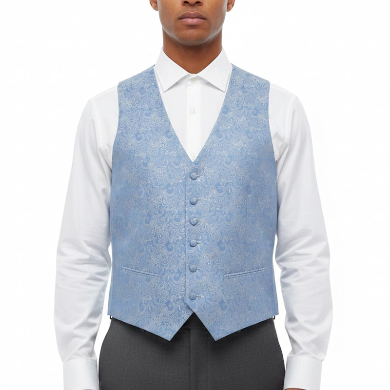 Gilet Mug Jacquard Bleu