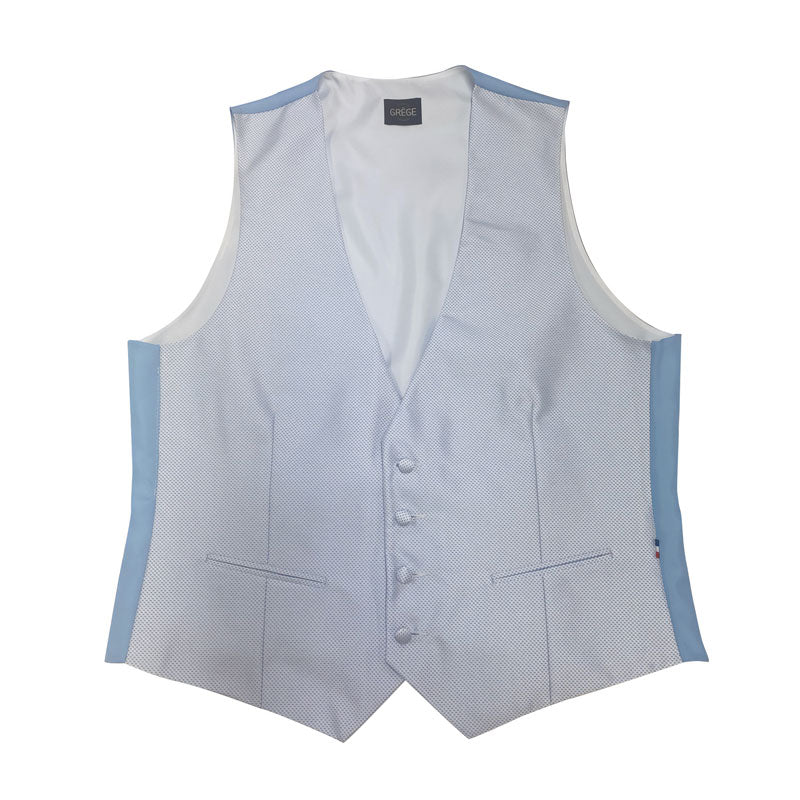 Gilet Mug Jacquard Bleu Ciel