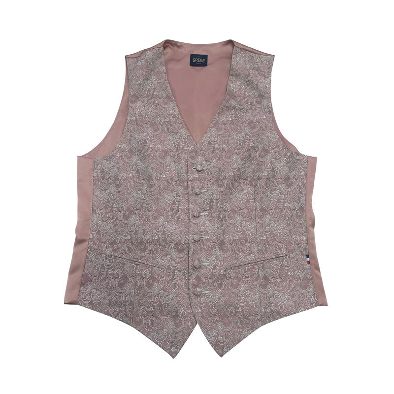 Gilet Mug Jacquard rose
