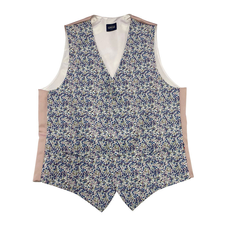 Gilet Mug Liberty Fleuri, dos rose