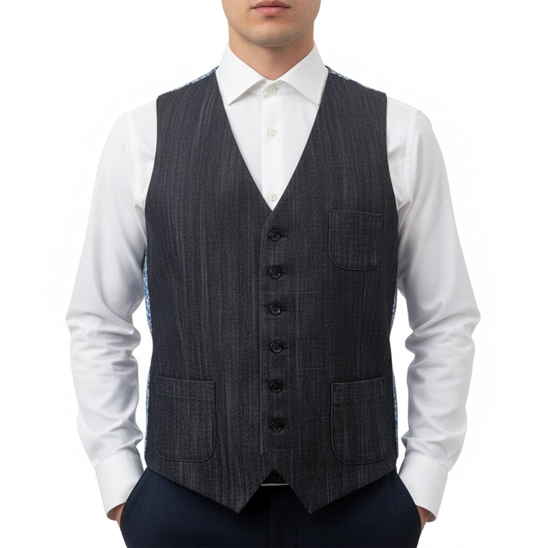 Gilet Mug en jean Noir