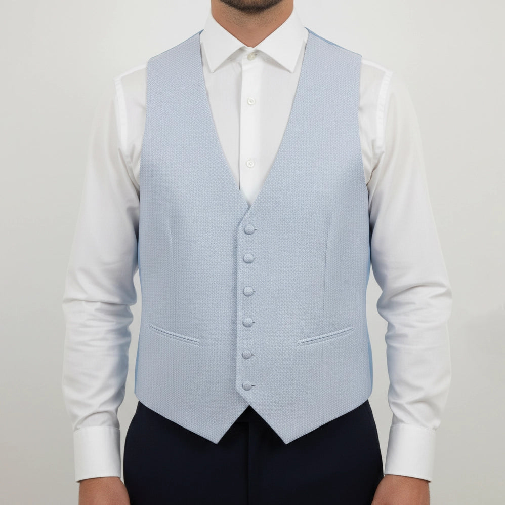 Gilet Mug Jacquard Bleu Ciel