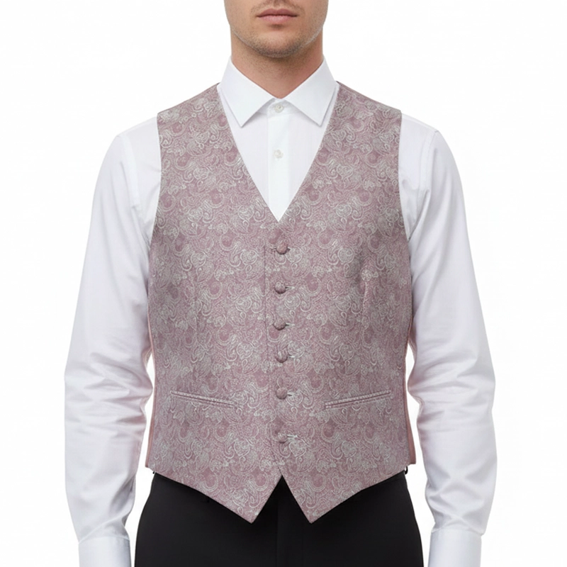 Gilet Mug Jacquard rose