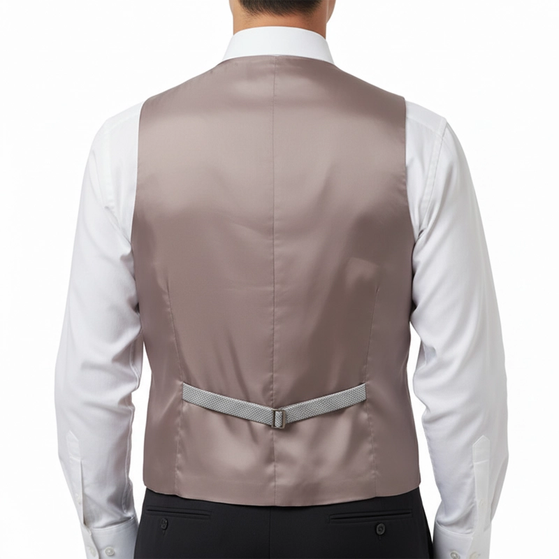 Gilet Mug micro imprimé Jacquard rose