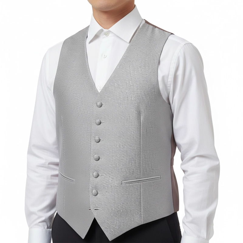 Gilet Mug micro imprimé Jacquard rose